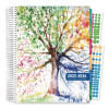 Deluxe Seasons Tree Weekly/Monthly Lesson Planner, 7 Classes, Multicolor Cover, 11 x 8.5, 13-Month: Aug 2025 To Aug 2026