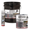Wet Or Dry Black Plastic Cement Roofing Repair Adhesive, Black, 5 Gal Bucket