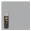 Hard Hat High Performance V2100 System Rust Preventive Enamel Spray Paint, Gloss Silver Aluminum, 15 Oz Aerosol Can, 6/Carton