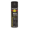 Hard Hat High Performance V2100 System Rust Preventive Enamel Spray Paint, Semi-Gloss Black, 15 Oz Aerosol Can, 6/Carton