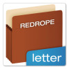 Expanding Pocket, 5.25" Expansion, Letter Size, Brown, 50/Carton