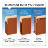 Expanding Pocket, 5.25" Expansion, Letter Size, Brown, 50/Carton