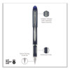 Jetstream Form-Fitting Comfort Grip Hybrid Gel Pen, Stick, Fine 0.7 Mm, Blue Ink, Black/Silver/Blue Barrel, Dozen