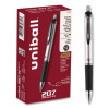 207 Impact Rt Gel Pen, Retractable, Bold 1 Mm, Black Ink, Black Barrel, Dozen