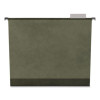 Hanging File Folders, Letter Size, 1/5-Cut Tabs, Standard Green, 20/Pack