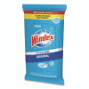 Glass And Surface Wet Wipe, Cloth, 7 x 8, Unscented, White, 38/Pack, 12 Packs/Carton