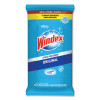 Glass And Surface Wet Wipe, Cloth, 7 x 8, Unscented, White, 38/Pack