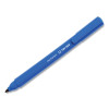Permanent Marker, Pen-Style, Fine Bullet Tip, Blue, Dozen