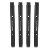 Permanent Marker, Pen-Style Twin-Tip, Extra-Fine/Fine Bullet/Needle Tips, Black, Dozen