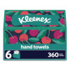 Hand Towels In a Pop-Up* Box, 1-Ply, 6.8 x 9, White, 60/Box, 6 Boxes/Carton