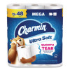 Ultra Soft Bathroom Tissue, Mega Roll, Septic Safe, 2-Ply, White, 208 Sheets/Roll, 12 Rolls/Pack, 5 Packs/Carton