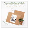 Ecofriendly Recycled Shipping Labels, Inkjet/Laser, 5.5 x 8.5, White, 2/Sheet, 10 Sheets/Pack