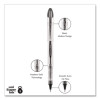 Vision Elite Rollerball Pen, Stick, Bold 0.8 Mm, Black Ink, White/Black/Clear Barrel, Dozen
