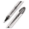 Vision Elite Rollerball Pen, Stick, Bold 0.8 Mm, Black Ink, White/Black/Clear Barrel, Dozen