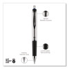 207 Impact Rt Gel Pen, Retractable, Bold 1 Mm, Blue Ink, Black/Blue Barrel, Dozen
