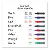 Vision Needle Rollerball Pen, Stick, Fine 0.7 Mm, Assorted Ink And Barrel Colors, 8/Pack