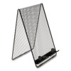 Wire Mesh Copy Holder, Holds Up To Letter Size Sheets, Metal, Black