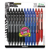 Z-Grip Ballpoint Pen, Retractable, Medium 1 Mm, Assorted Ink And Barrel Colors, 24/Pack