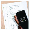 Reinforced Filler Paper Plus Study App, 3-Hole, 8.5 x 11, Quadrille Rule, 80/Pack