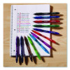 Profile Ballpoint Pen, Retractable, Bold 1.4 Mm, Blue Ink, Translucent Blue Barrel, 4/Pack