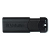 Pinstripe Usb 3.2 Flash Drive, 32 Gb, Black 10/Pack