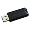 Pinstripe Usb 3.2 Flash Drive, 32 Gb, Black 10/Pack