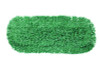 Microfiber Looped-End Dust Mop Heads, 48 x 5, Green, 12/Carton