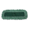 Microfiber Looped-End Dust Mop Heads, 48 x 5, Green, 12/Carton