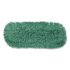 Microfiber Looped-End Dust Mop Heads, 48 x 5, Green, 12/Carton
