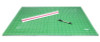 Reversible Self Healing Cutting Mat, 1" Grid With Guide Angles, 36" x 48", Green/Black