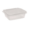 Earthchoice Tamper Evident Recycled Hinged Lid Deli Container, 24 Oz, 7.25 x 6.37 x 2, Clear, Plastic, 231/Carton
