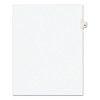 Preprinted Legal Exhibit Side Tab Index Dividers, Avery Style, 10-Tab, 55, 11 X 8.5, White, 25/Pack, (1055)
