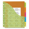 Big Tab Insertable One-Pocket Plastic Dividers, 5-Tab, 11.13 X 9.25, Assorted, 1 Set