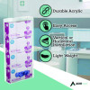 Acrylic Glove Dispenser, Quad Box Capacity, 10.2 x 3.5 x 21.1, Clear