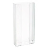 Acrylic Glove Dispenser, Quad Box Capacity, 10.2 x 3.5 x 21.1, Clear