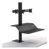 Lotus Ve Sit-Stand Workstation - Dual, 29" X 28.5" X 42.5", Black