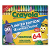 Limited Edition Collection Crayons, Regular Size, 64 Assorted Colors, 64/Box