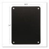 Window Chalkboard, Black Surface, 10.5 x 14
