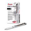 Energel Pearl Deluxe Rtx Gel Pen, Retractable, Medium 0.7 Mm, Black Ink, Pearl White/Smoke Barrel, Dozen