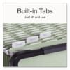 Ready-Tab Reinforced Hanging File Folders, Legal Size, 1/6-Cut Tabs, Sage Green, 20/Box