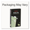 Ready-Tab Reinforced Hanging File Folders, Legal Size, 1/6-Cut Tabs, Sage Green, 20/Box