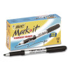 Intensity Fine Tip Permanent Marker, Fine Bullet Tip, Black, 12/Pack, 18 Packs/Carton