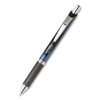 Energel Rtx Deluxe Gel Pen, Retractable, Medium 0.7 Mm, Black Ink, Black/Blue Barrel, Dozen
