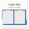 Heavy-Duty Fastener Folder, 1/3-Cut Tab: Assorted, Expands 0.75", 2 Fasteners, Letter Size, Assorted, 50/Box