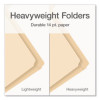 Heavy-Duty Fastener Folder, 1/3-Cut Tab: Assorted, Expands 0.75", 2 Fasteners, Letter Size, Manila, 50/Box