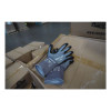 Proflex 7043 Ansi A4 Nitrile Coated Cr Gloves, En388: 4X42D, 10" Long, X-Small (6), Gray, Pair