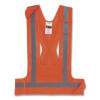 Glowear 8142Ba Type O Class 1 Breakaway Hi-Vis Safety Vest, Polyester, Small/Medium, Orange