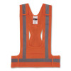 Glowear 8142Ba Type O Class 1 Breakaway Hi-Vis Safety Vest, Polyester, Small/Medium, Orange