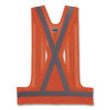Glowear 8142Ba Type O Class 1 Breakaway Hi-Vis Safety Vest, Polyester, Large/X-Large, Orange