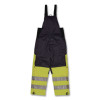 N-Ferno 6479 Hi-Vis Freezer Bib Overalls, Small, Lime
